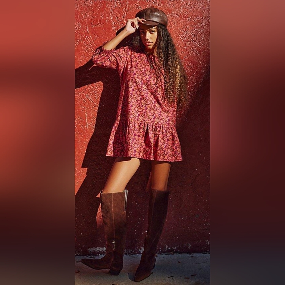 Free People The Avenue Mini Dress, Medium